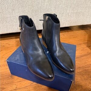 Cole Haan Maci Black Leather Booties